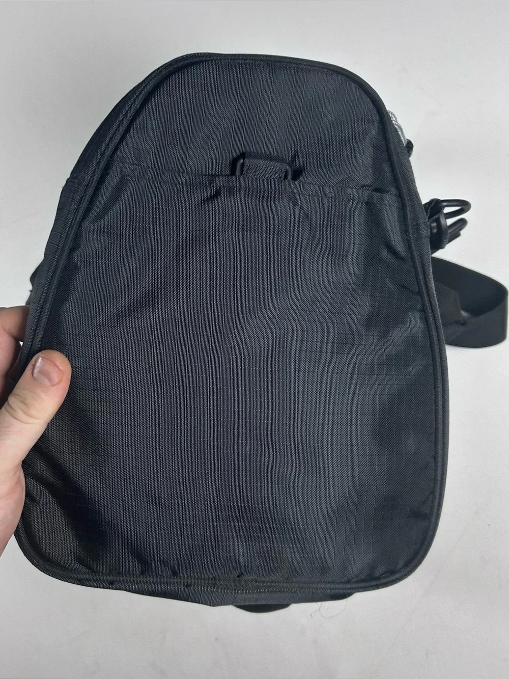 Nike Black Small Zipper Packable Utility Duffle Gym Bag Rare Bag 100% Nylon